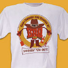 Smokin' 'Em Out BBQ Personalized T-shirt